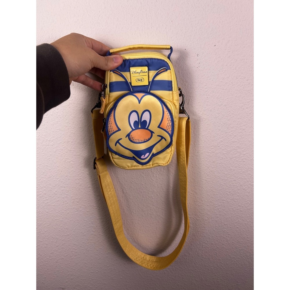 Disney Parks Lug Epcot Flower & Garden Festival 30 Years Figment Crossbody Bag